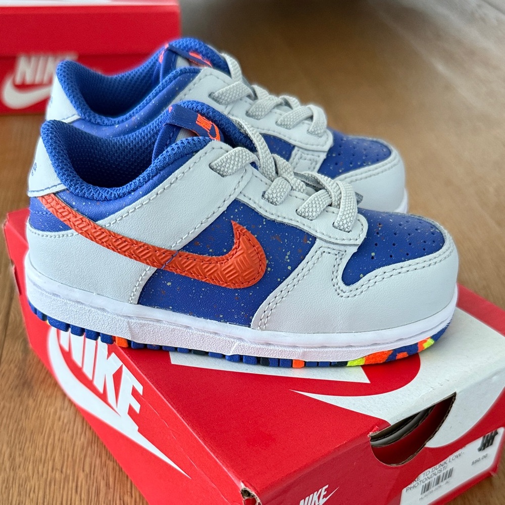 Nike Kids' Sneakers in Blue and Orange